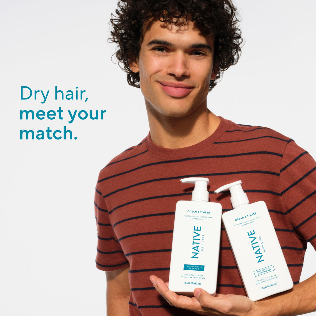Moisturizing Shampoo - Ocean & Timber / Classic / 16.5oz - Clean Care Essential